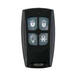 UTC Interlogix (Formerly GE Security/Caddx) TX-4014-01-2 DesignLine 4-Button Keyfob, Black