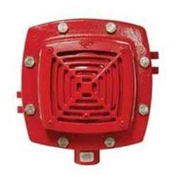 Edwards Signaling 889D-AW AdaptaHorn Grille Type Hazardous Location Horn, Red, 20-24 VDC Diode Polarized EX-PR 20-24VDC