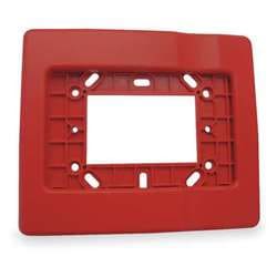 Edwards Signaling EG1RT Genesis 1 Gang 4" Trim Plate, Red Edwards Signaling EG1RT Genesis 1 Gang 4" Trim Plate, Red