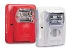Gentex GEC3-24PWR Low Profile Evacuation Horn/Strobe (Red/Plain)