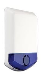 DSC WT4911B 2-Way Wireless Outdoor Siren, Blue Strobe
