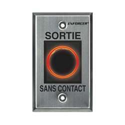 Seco-Larm SD-927PKC-NFQ No Touch Request-to-Exit Sensor, SPDT 3A Relay Output, Single-Gang Plate, French