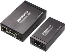 Seco-Larm MVD-V1201-1Q ENFORCER VGA Distributor over Cat5e/6, Audio, 1-In 2-Out, Up to 984ft (300m)
