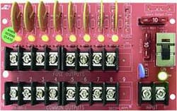 Seco-Larm PD-PSQ ENFORCER Power Distribution Board, 9 Outputs, 5A Total, 1.1A each, PTC Fuses
