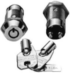 Seco-Larm SS-095-1H1 Tubular Key Lock Switch, Shunt ON/OFF, 2 Terminals, SPST, OFF Position Key Removable, #1301 Key Seco-Larm SS-095-1H1 Tubular Key Lock Switch, Shunt ON/OFF, 2 Terminals, SPST, OFF Position Key Removable, #1301 Key