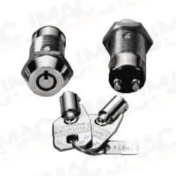 Seco-Larm SS-095-1H2 Tubular Key Lock Switch, Shunt ON/OFF, 2 Terminals, SPST, OFF Position Key Removable, #1302 Key Seco-Larm SS-095-1H2 Tubular Key Lock Switch, Shunt ON/OFF, 2 Terminals, SPST, OFF Position Key Removable, #1302 Key