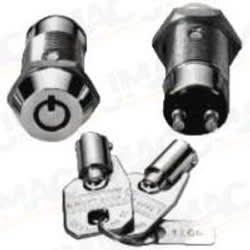 Seco-Larm SS-095-1H3 Tubular Key Lock Switch, Shunt ON/OFF, 2 Terminals, SPST, OFF Position Key Removable, #1303 Key Seco-Larm SS-095-1H3 Tubular Key Lock Switch, Shunt ON/OFF, 2 Terminals, SPST, OFF Position Key Removable, #1303 Key