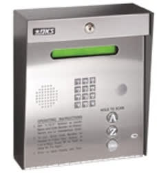 Doorking 1834-080 Telephone Entry System, Surface Mount, Stainless Steel