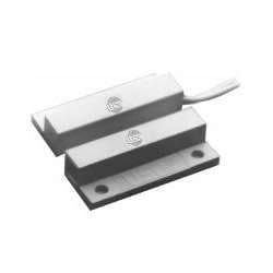 United Security 131WH Surface Mount Contact, Mini Stick-on, 1" Wide Gap, White, Open Circuit