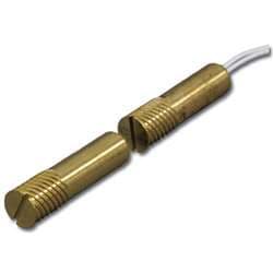 United Security 271 Twist Loc Contact, 1-1/8" Gap, Nickel Plated, Open Circuit