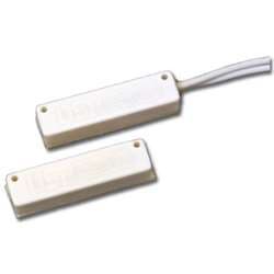 United Security 90SPWH Micro Miniature Stick On Contact, White, 0.6" Wide Gap, Closed Circuit