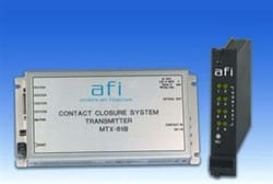 American Fibertek MTX-81B 4 Channel Bi-Directional Contact Closure System, Multimode, Module Transmitter