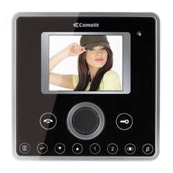 Comelit 6202B Planux VIP System Hands-Free Color Monitor, Black