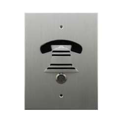 DoorBell Fon DP38-NSN Door Station, NuTone Size, Discrete Camera Slot, Aluminum
