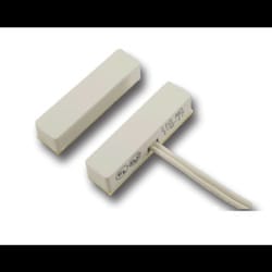 GRI 110-12WG-W Miniature Surface Mount Switch Set, White, Wide Gap Up to 1-1/4", Closed Loop, Wire Leads, Self Stick