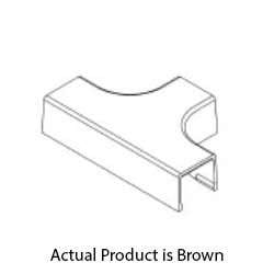 GRI E-Z-58-TEE-B Tee Raceways, Brown, Bag of 6