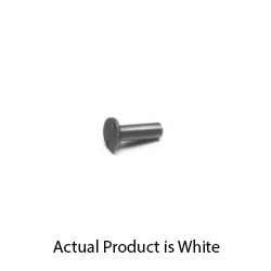 GRI M-5F-W Magnet, White, Press Fit Recessed, Flanged, 3/8"