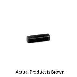 GRI M-7-B Magnet, 1/4" Square x 1", Brown, Mini Surface Mount, Adhesive Backing