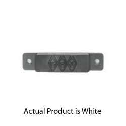 GRI M-8-W Magnet, White, Standard, Surface Screw Mount, 1/2" x 1/2" x 2-1/2"