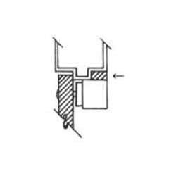 SDC FP23V Filler Plate, Single, 3/8" x 1-1/4" x 11", for 1512, 1572, 101D and 1511D, Aluminum
