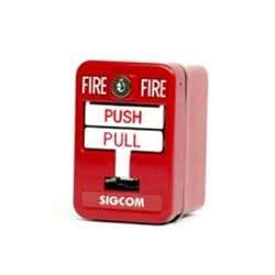 Sigcom SG-42CXK1-RD Dual Action Pull Station for Fire Alarm, DPDT, Red Sigcom SG-42CXK1-RD Dual Action Pull Station for Fire Alarm, DPDT, Red