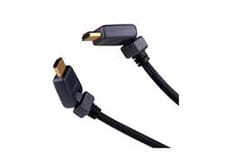 Vanco 299006 Pro Digital High Speed HDMI Swivel Cable with Ethernet, 6ft, 28AWG, 7.3OD