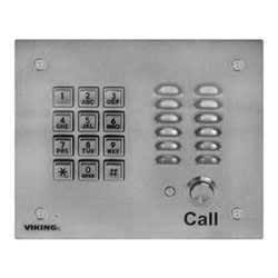 Viking K17003EWP Stainless Steel Handsfree Telephone with Keypad with Enhanced Weather Protection