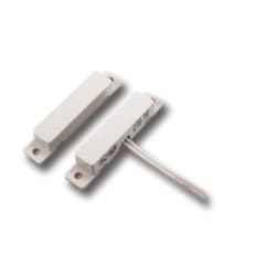 GRI 100-12-W Miniature Surface Mount Switch Set, White, Standard Gap Up to 1", Closed Loop, Wire Leads, Flanged