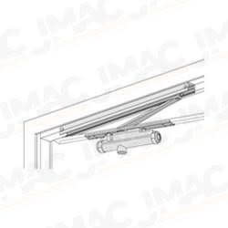 LCN 3133-3071-RH-AL Cast Iron Cylinder Assembly, Right-Handed, Aluminum