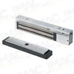 Locknetics 350-666SF Electromagnetic Lock, High Security Narrowline, Bright Brass