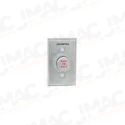 Locknetics 621-BLH-DP-SF-605 1-1/4" Pushbutton, Single Gang, Blue Handicapped Button, DPDT, Bright Brass