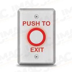 SDC 463U Exit Switch, Heavy Duty, Illuminated, Vandal Resistant, Single Gang, Stainless Steel