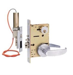SDC O7550-RR-C-G-MOD HiTower Failsafe Frame Actuator Controlled Yale Mortise Lockset, Locked from Outside