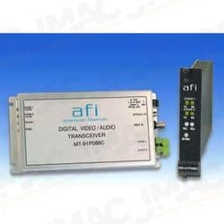 American Fibertek MR-91P088C One Way Digital Video & Two Bi-Directional Audio Channel Module Receiver, Multimode