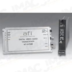 American Fibertek MR91P088CSL One Way Digital Video & Two Bi-Directional Audio Channel Module Receiver, Single Mode