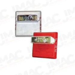 Bosch AMT-241575W-FR Multitone Fixed Candela Electronic Appliance Strobe, White, FIRE Lettering (Red)