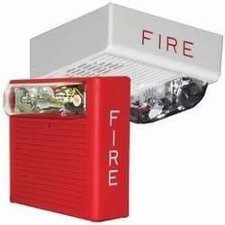 Bosch ASWP-2475W-FR Weatherproof Wall-Mount Horn Strobe, Red