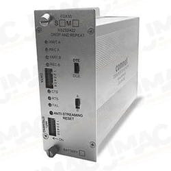 ComNet FDX55S2E RS232/422 Line Terminating Transreceiver, Single Mode, 1310/1550nm, 1 Required Fiber, ST Connectors