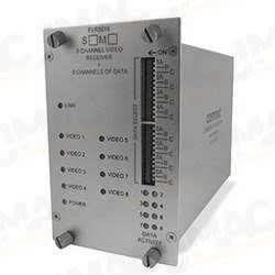 ComNet FVR8018M1 Video Receiver/Data Transreceiver, Multimode, 1550/1310nm, 8 Channel Digital Video, 8 Bi-Directional Data Channels, 10-Bit Digital Short-Haul Video
