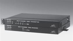 American Fibertek MTX8485C Single Fiber Four Channel FM Video Transmitter, RS485 or RS422/RS232 or Manchester/Bosch Data, Multi Mode