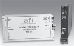 American Fibertek RR-911C-SL Single Channel Digital Video Rack Card Receiver, Bi-Directional Sensornet Data Channel, Single Mode