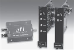 American Fibertek RTM100C Single Channel FM Video Rack Card Transmitter, Multimode
