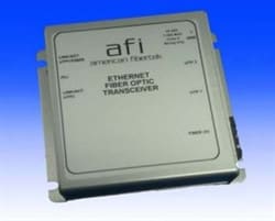 American Fibertek MX46FXSTPOE Two Fiber Module, FX, Multimode, ST Connector, POE