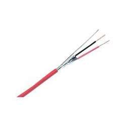 Honeywell Genesis 42021104 18/2 Solid Overall Shielded Cable, Red [1000']