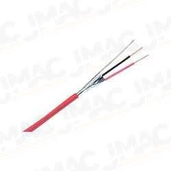 Honeywell Genesis 42081004 14/2 Solid Overall Shielded Cable, Red [1000']