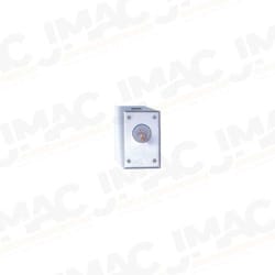 Camden 1005 Surface Mount Key Switch, Aluminum Faceplate, SPST Momentary, N/C, Brushed Aluminum
