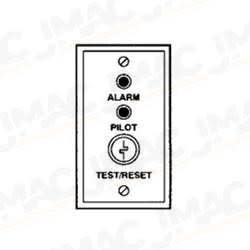 Potter Amseco MS-KA/P/R Remote Alarm LED (Red), Pilot LED (Green), Key Operated Test/Reset Switch