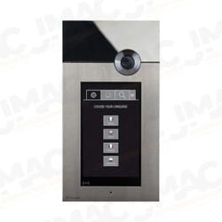 Comelit 3454 Touch Screeen, Audio/Video Entrance Panel, Stainless Steel, VIP Series