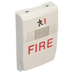 Edwards Signaling EG1F-C Genesis Chime, White, FIRE Markings