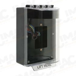 STI 13430NK Universal Stopper with Horn & Relay, Enclosed Back Box, Sealed Mounting Plate, No Label, Black